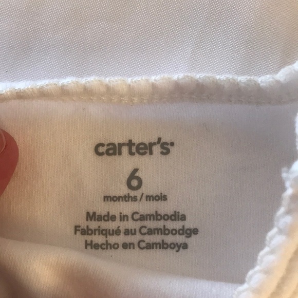 Carters Christmas Onesie and TuTu Leggings Outfit - Picture 6 of 8